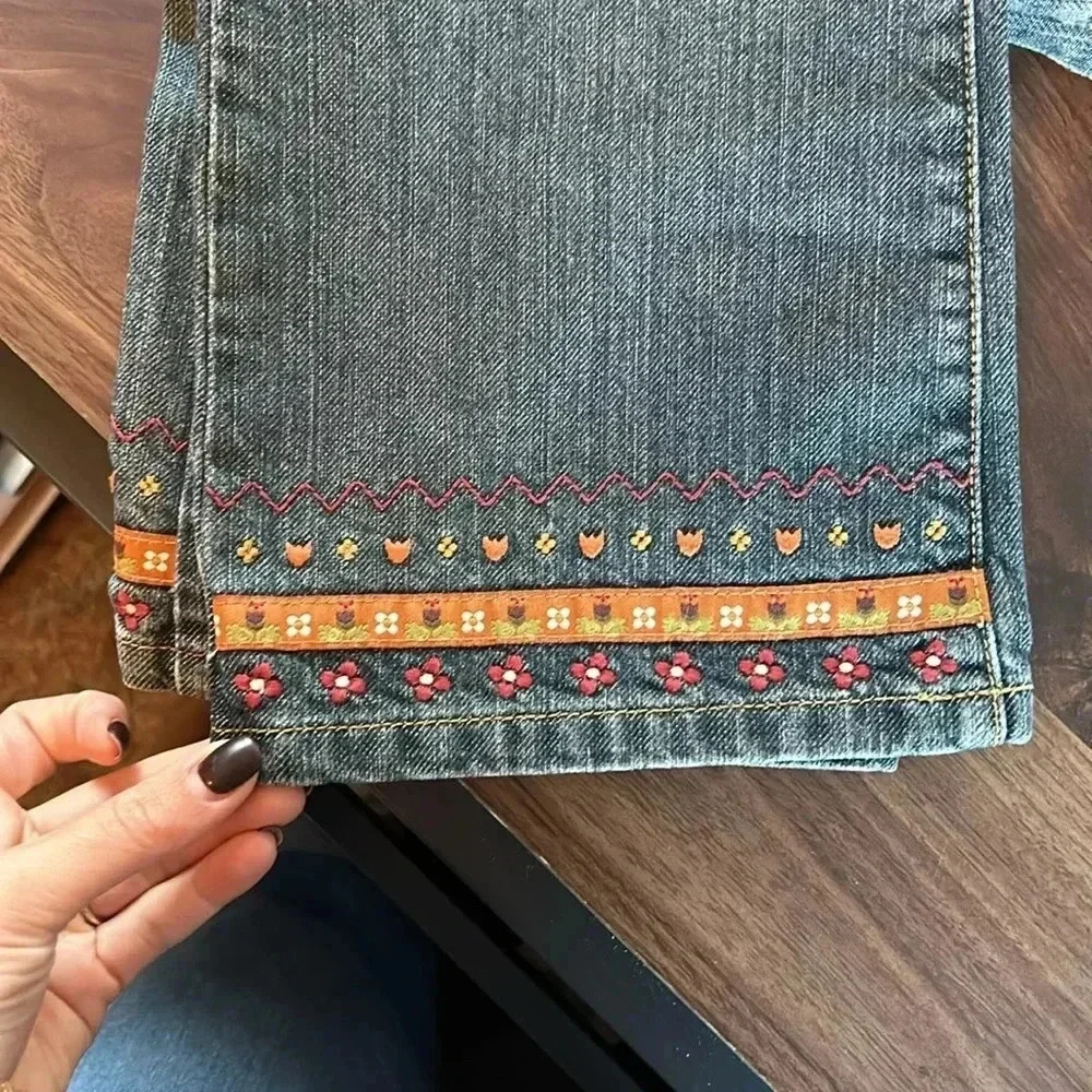 Gymboree harvest flower jeans - Picture 3 of 9